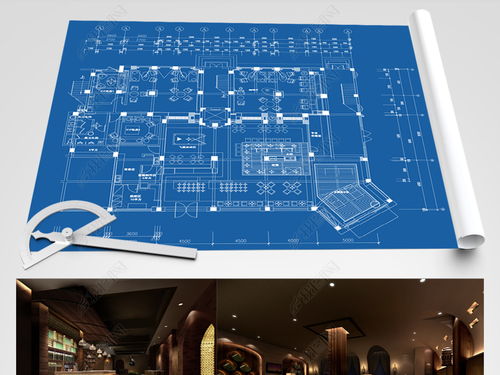 美式紅酒吧CAD施工圖與平面設計全套資源指南